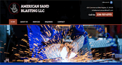 Desktop Screenshot of americansandblastingfl.com